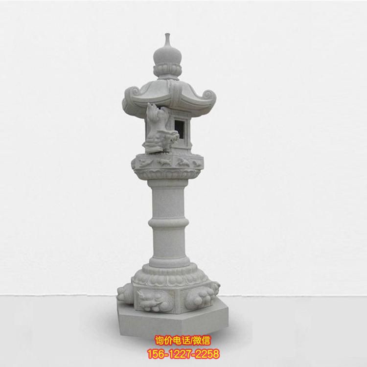 仿古青石雕塑，為寺廟建筑增添靈動之美