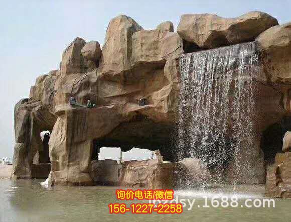 假山景區雕塑，美化景觀