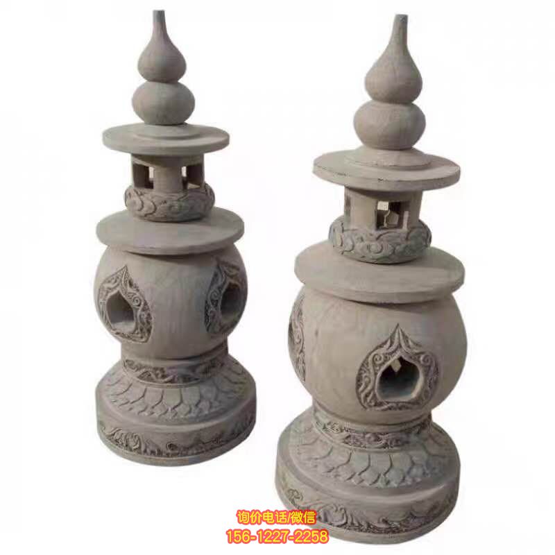 燈籠雕塑-太陽能石燈青石日式照明石燈籠做舊石雕庭院園林地燈擺件 燈籠雕塑-太陽能石燈青石日式照明石燈籠做舊石雕庭院園林地燈擺件