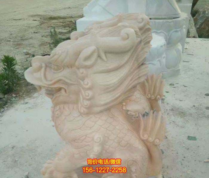 麒麟雕塑-石雕庭院寺廟神獸麒麟雕塑 麒麟雕塑-石雕庭院寺廟神獸麒麟雕塑