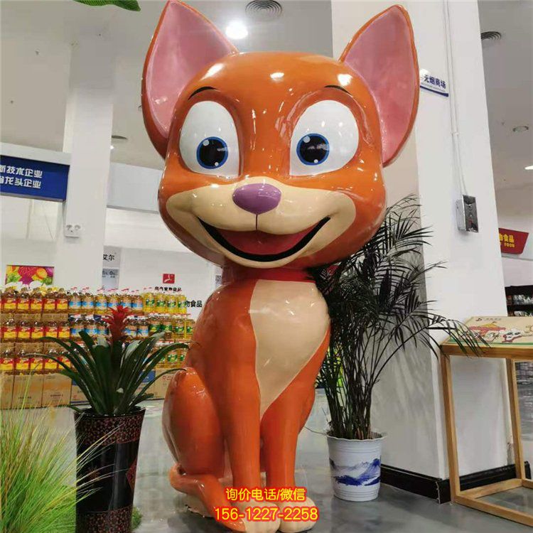 商場室內擺放玻璃鋼卡通人物雕塑