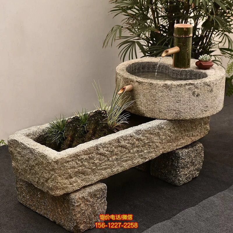 舊石槽老石缸青石石槽魚缸石頭花盆陽(yáng)臺(tái)水景竹子流水圓形養(yǎng)荷花池 舊石槽老石缸青石石槽魚缸石頭花盆陽(yáng)臺(tái)水景竹子流水圓形養(yǎng)荷花池
