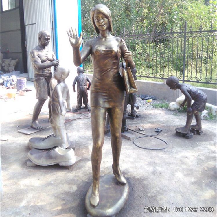 購物人物雕塑03 購物人物雕塑03