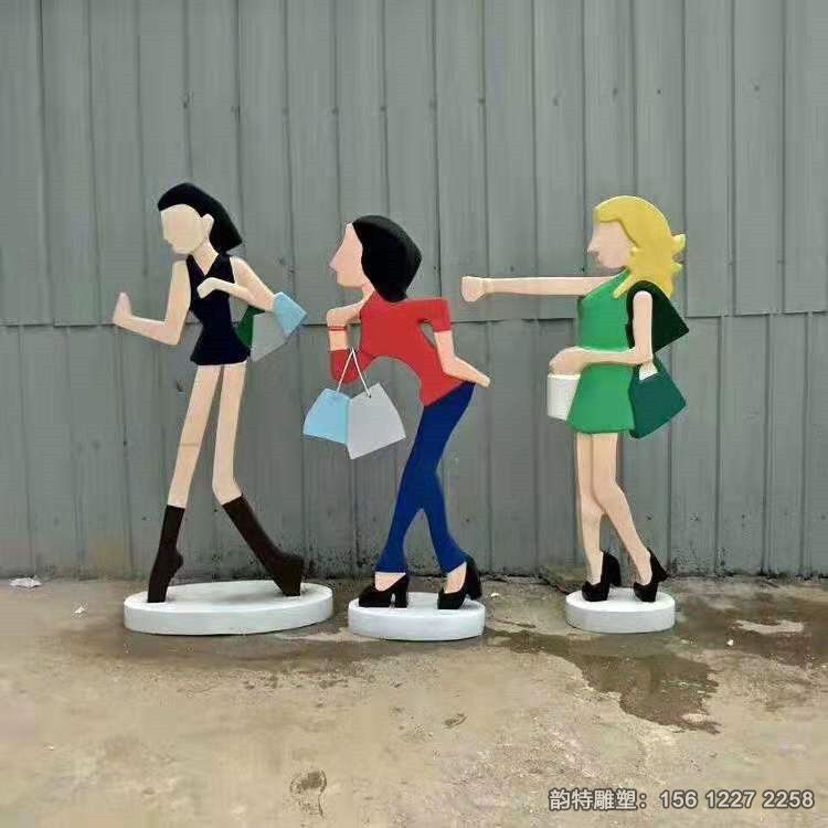 購物人物雕塑15 購物人物雕塑15
