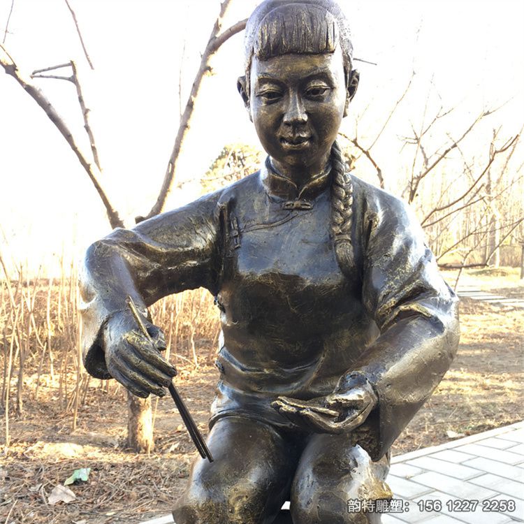 包餃子雕塑16 包餃子雕塑16