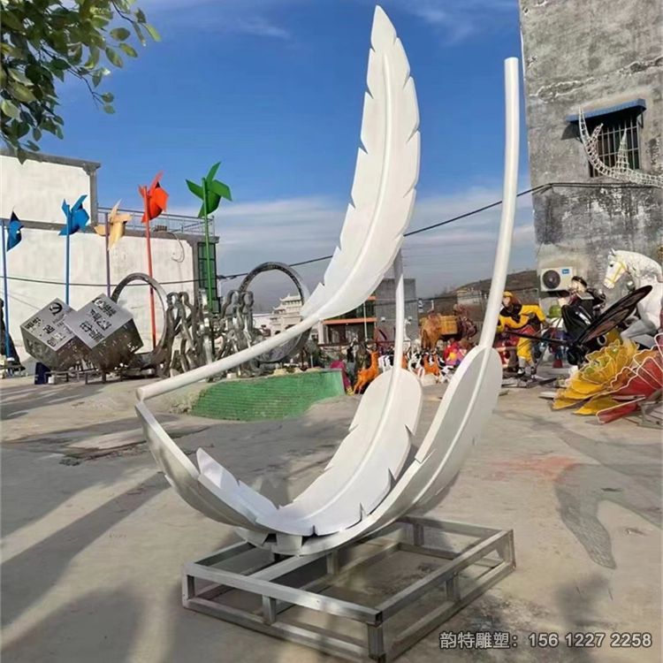 不銹鋼羽毛雕塑60 不銹鋼羽毛雕塑60