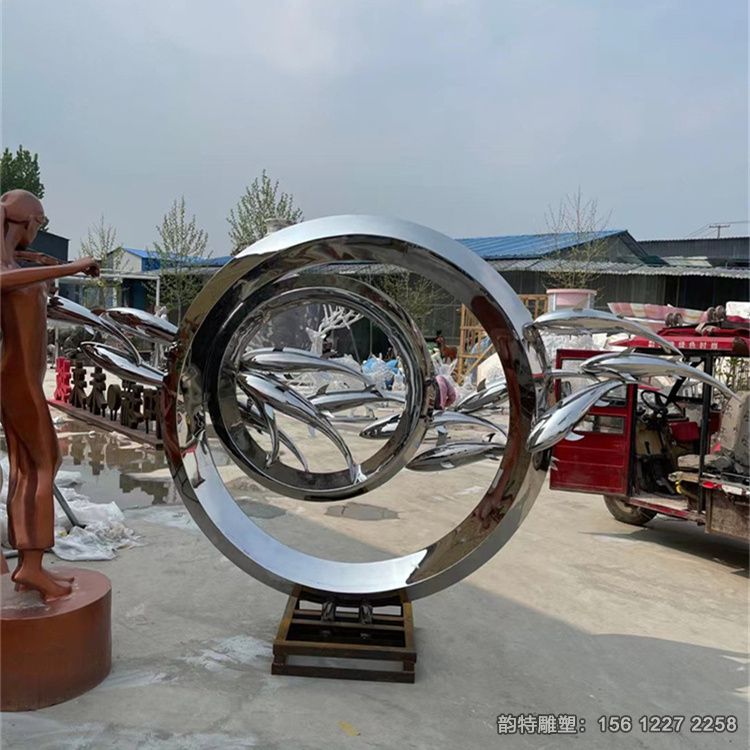 不銹鋼魚雕塑96 不銹鋼魚雕塑96