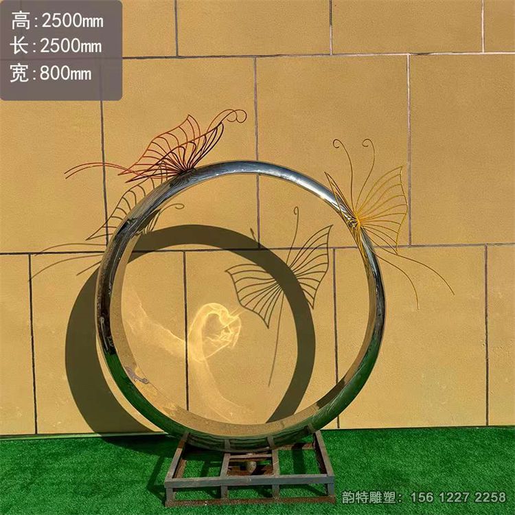 不銹鋼月亮圓環(huán)雕塑311 不銹鋼月亮圓環(huán)雕塑311